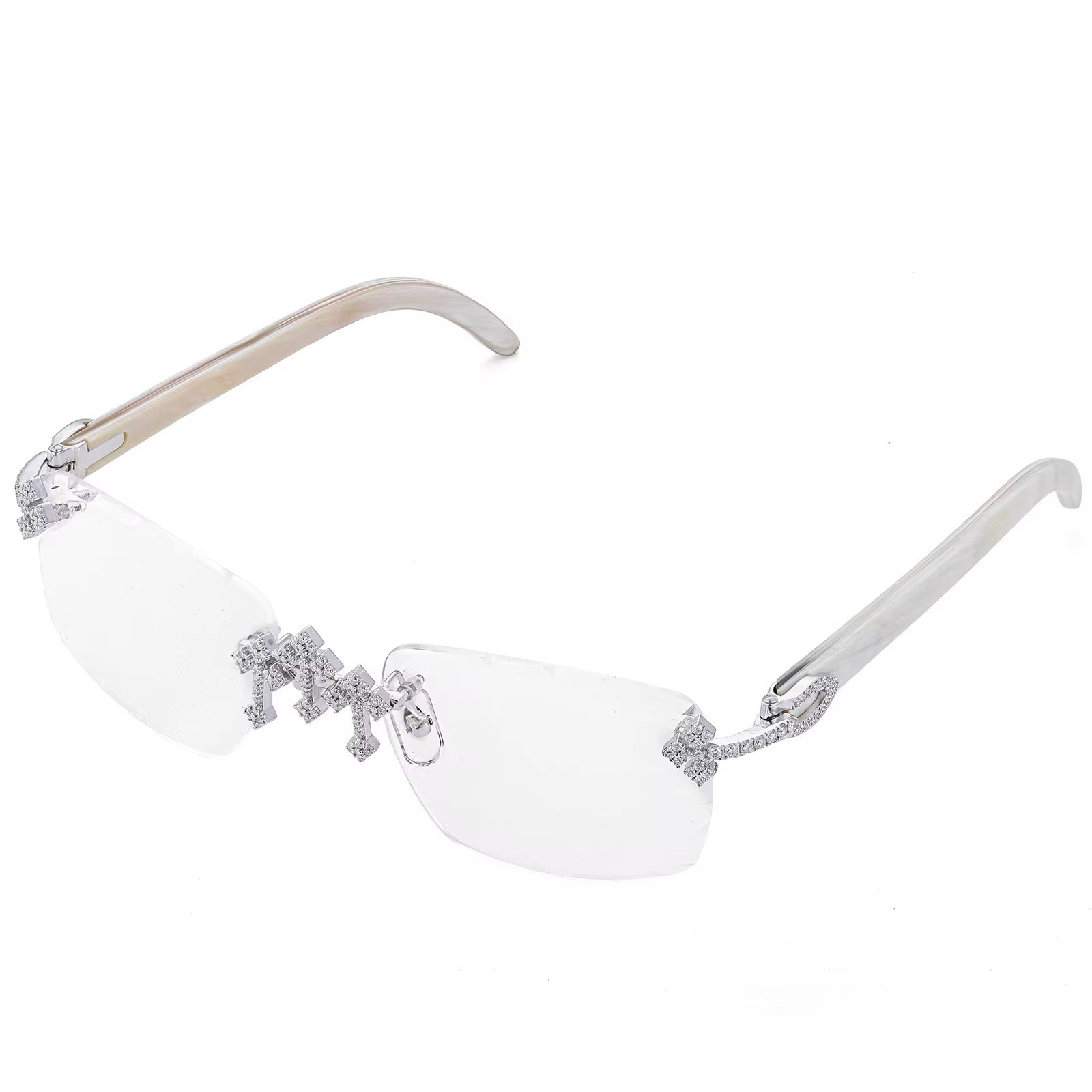 Moissanite Cross Sunglasses – Luxury Statement Eyewear