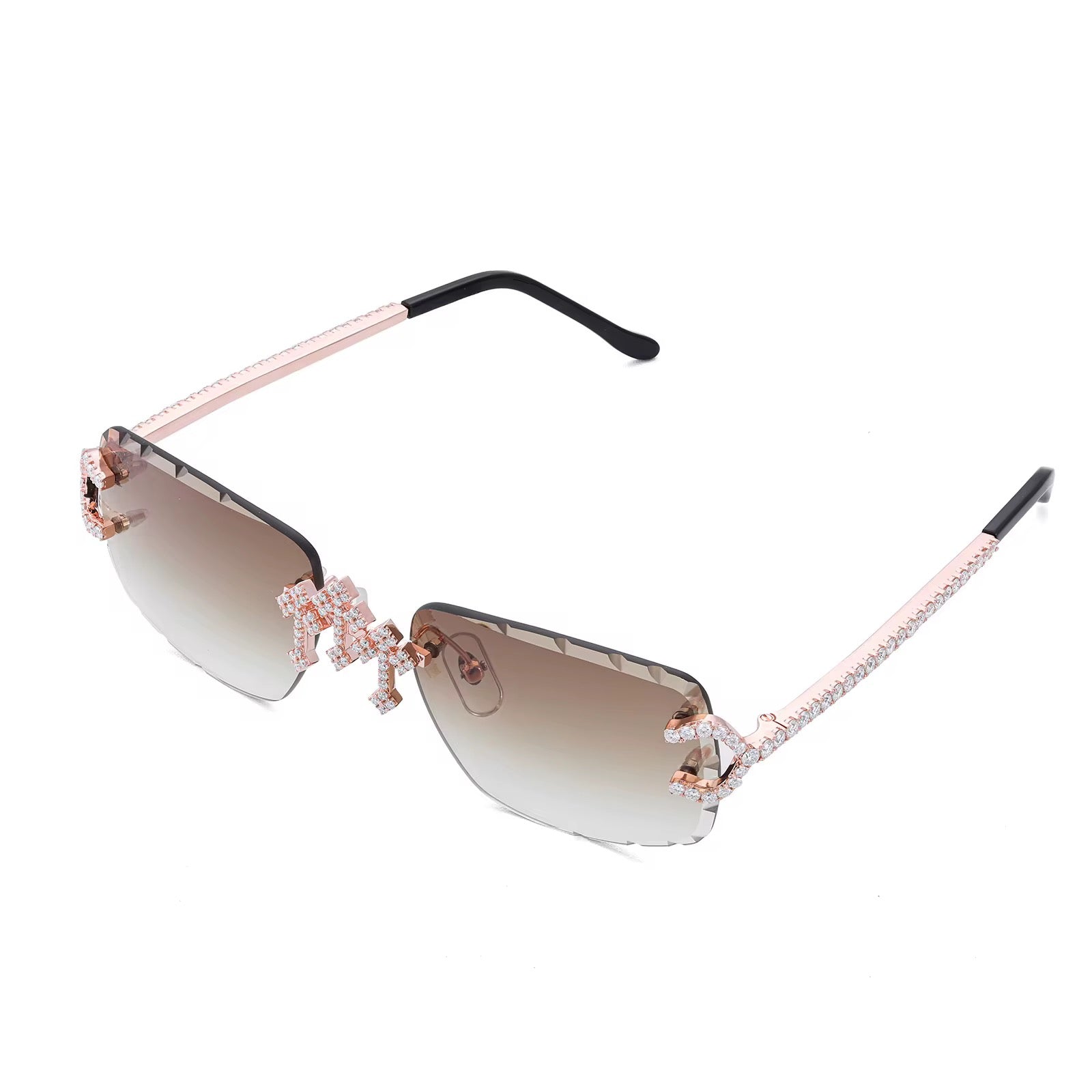 Moissanite Cross Sunglasses – Luxury Statement Eyewear