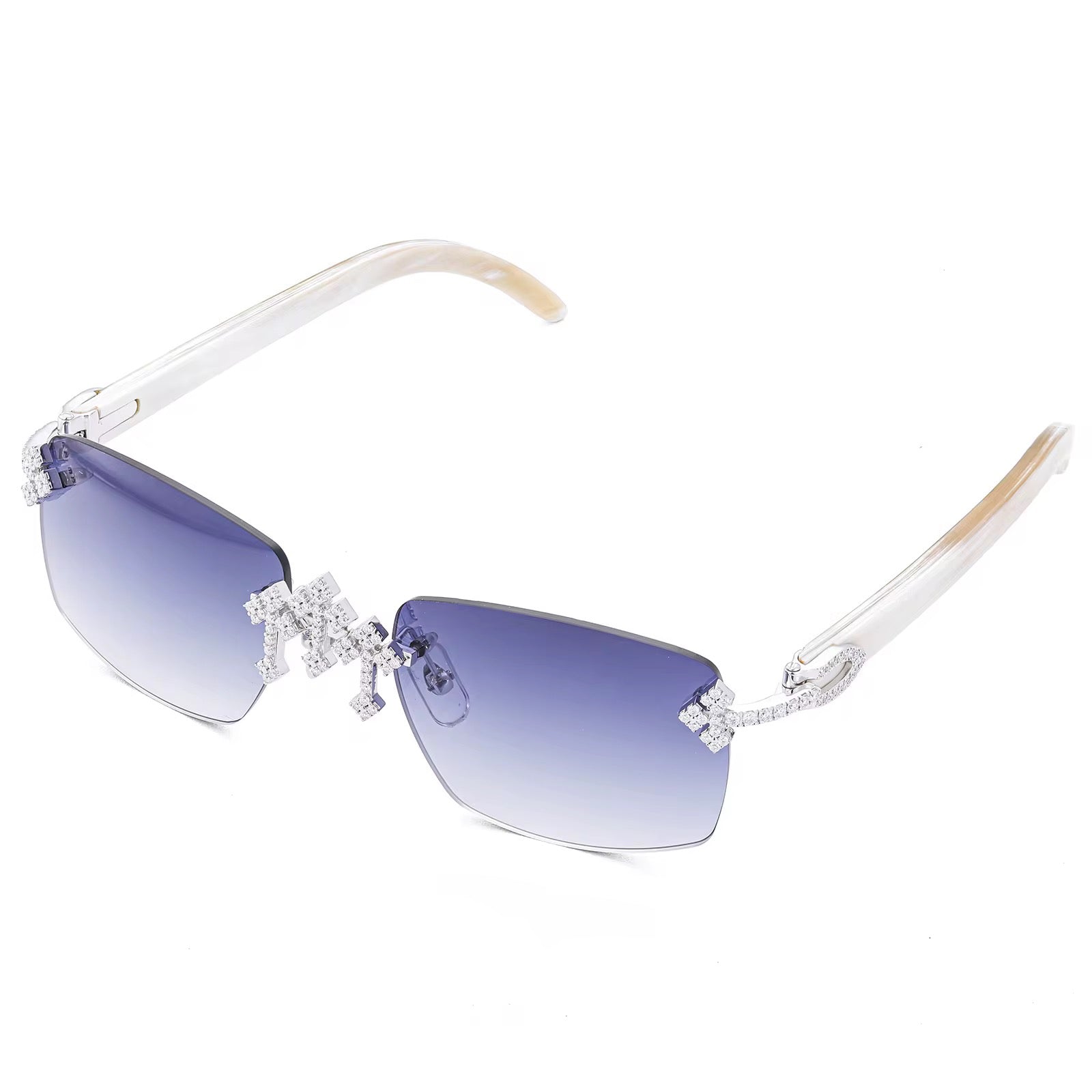 Moissanite Cross Sunglasses – Luxury Statement Eyewear