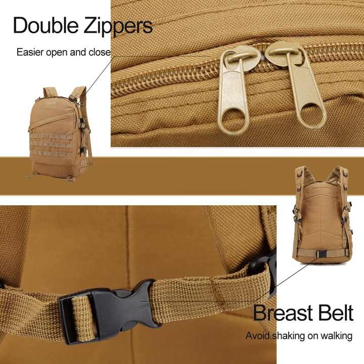 Custom Fitness Outdoor Travel 1000 Denier Nylon Tactical Rucksack