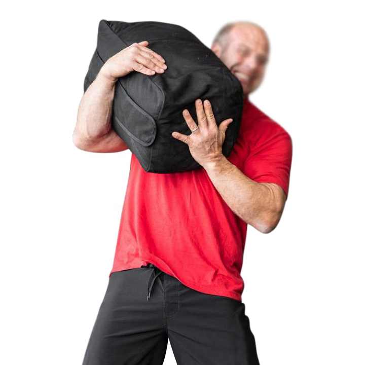 Strong Man Fitness Weighted Block Sandbags Heavy Duty Sandbags for Training Rugged Nylon Straps with hand carry