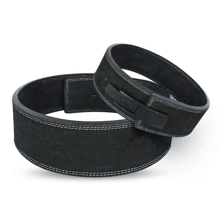 Heavy powerlifting gym workout bodybuilding leather lever belt