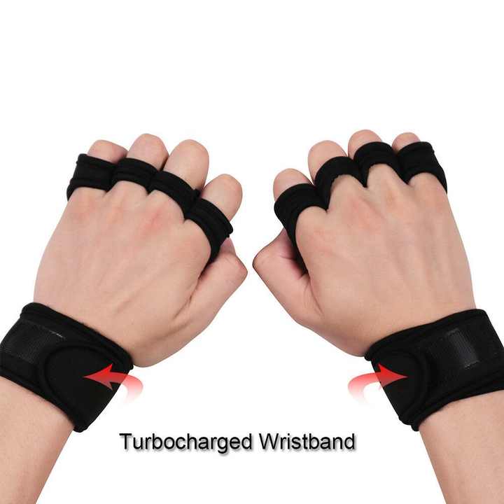 Half Finger Weightlifting Gym Wrist Support Gloves