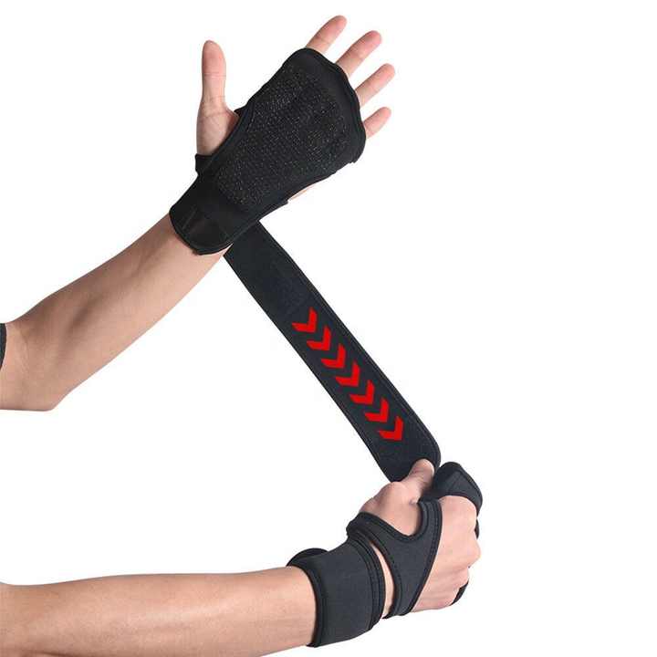 Half Finger Weightlifting Gym Wrist Support Gloves