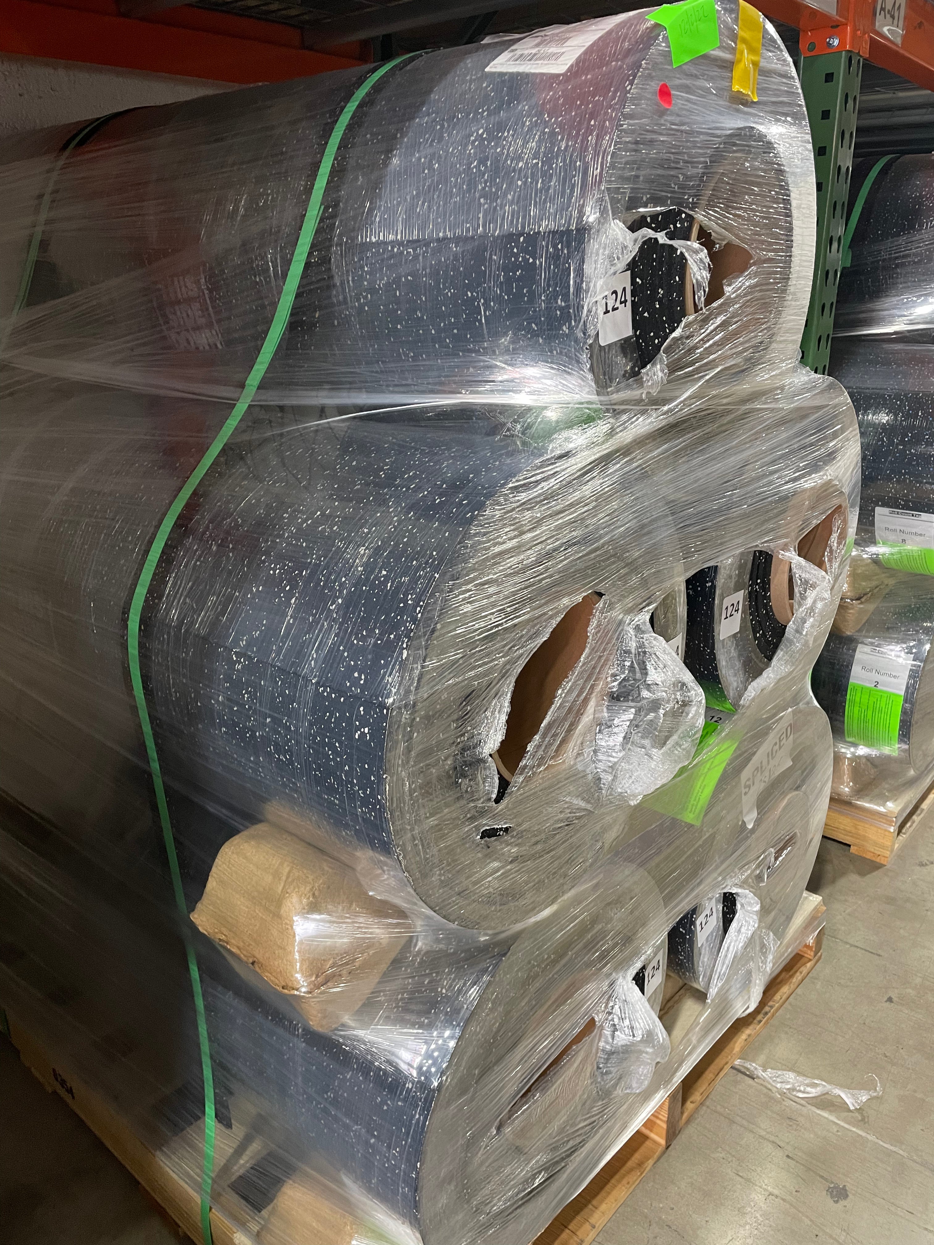 Rubber Flooring Rolls 4’ x 50’ 8MM